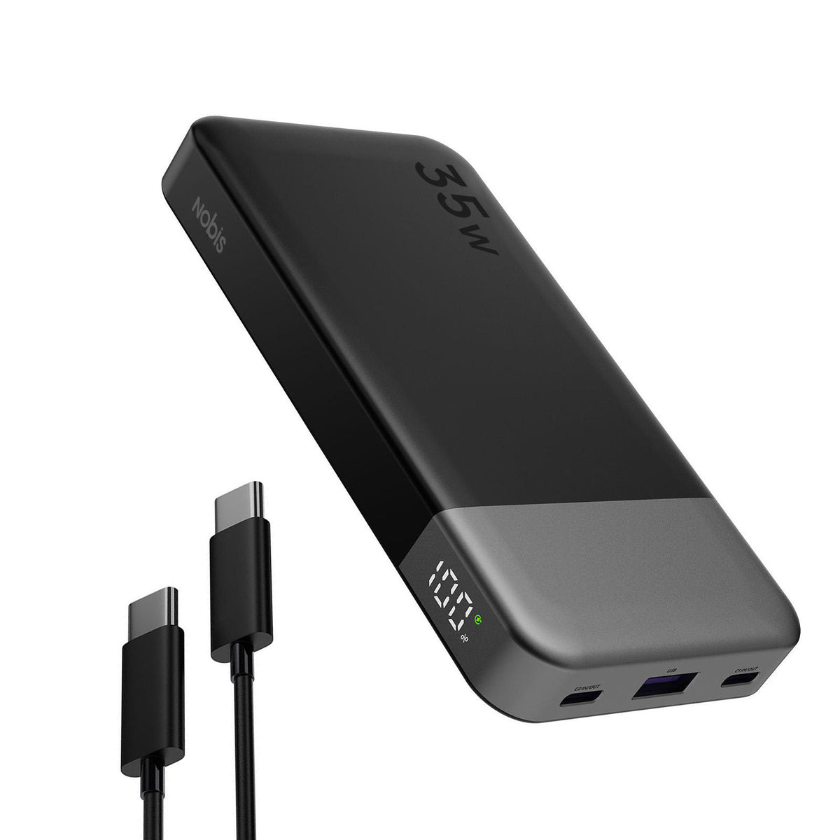 Factory Direct 35W High-Capacity Waterproof Power Bank with LED Display 10000mAh Fast Charging for iPhone 1513 Series for Galaxy